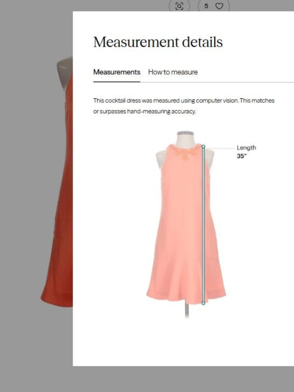 Trina Turk | NWT Beaded Cocktail Dress Coral Size 2 Drop Waist Cruise Resort - Picture 7 of 7